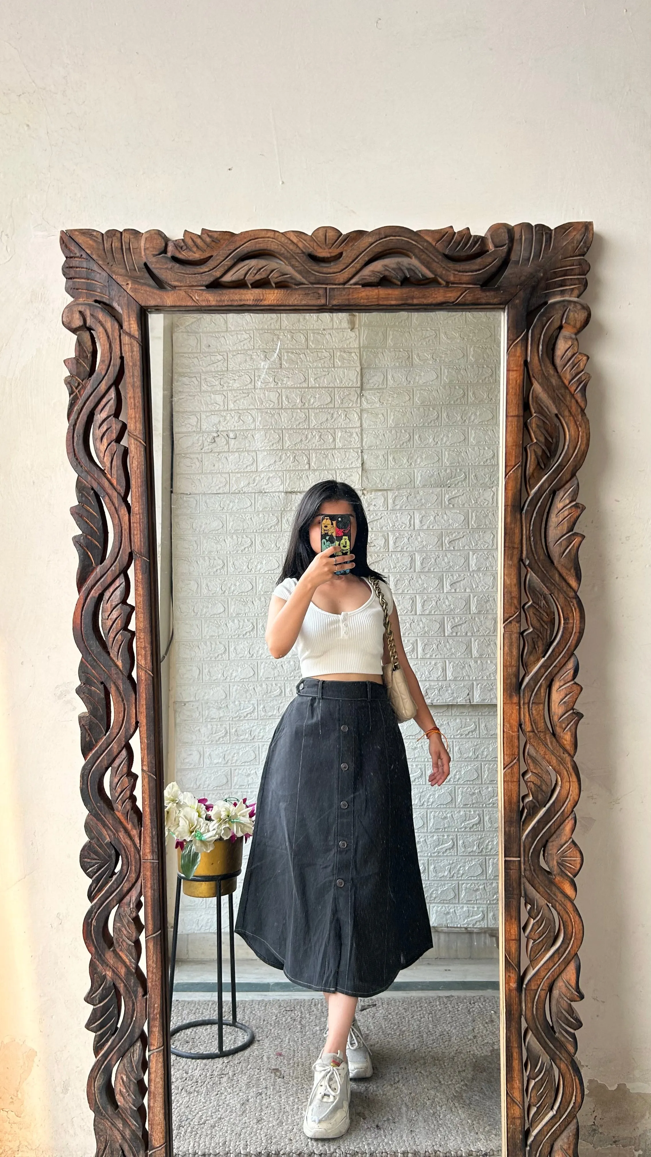 139) Korean skirt 26 waist/l:27