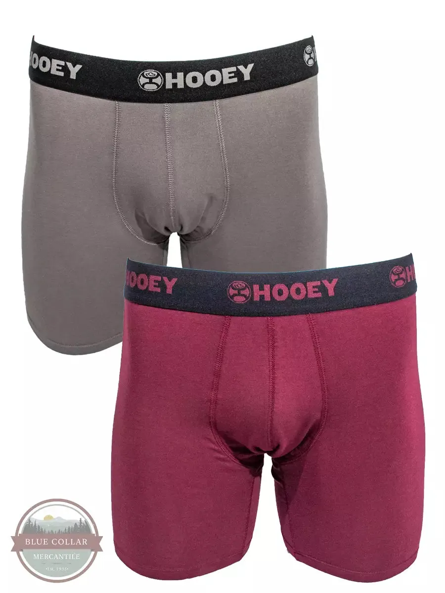 2-Pack Bamboo Boxer Briefs by Hooey HU0