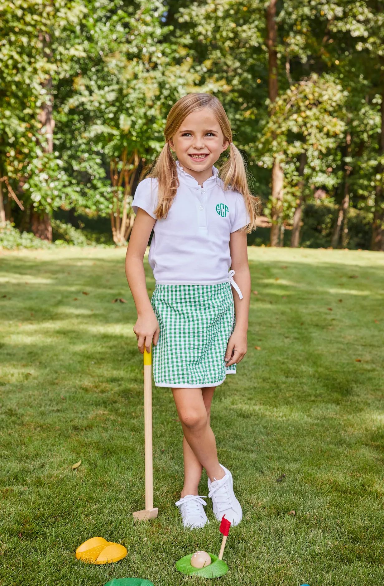 Augusta Skort | Preppy Green (14)