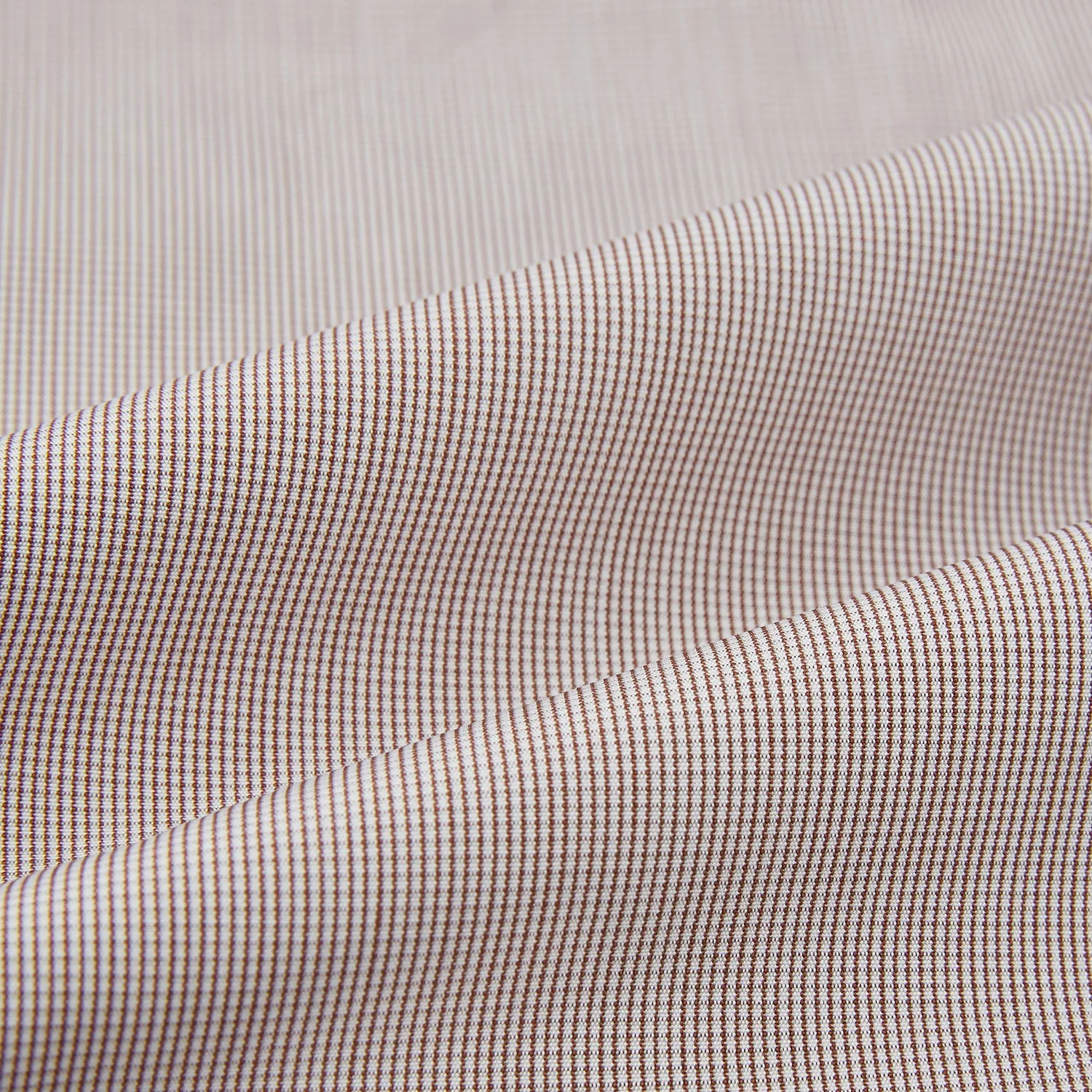 Brown Micro Check Quarzo Nightshirt
