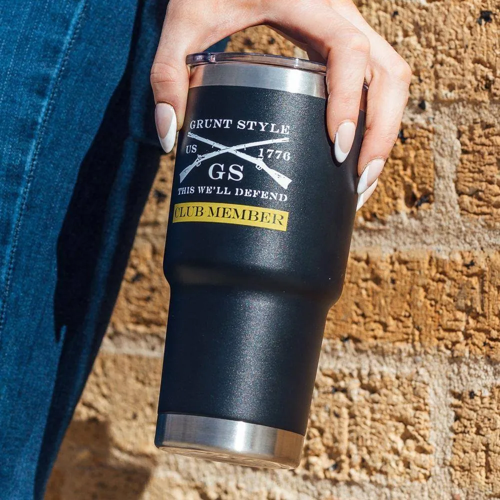 Club Grunt Style Member 20oz Stainless Steel Tumbler