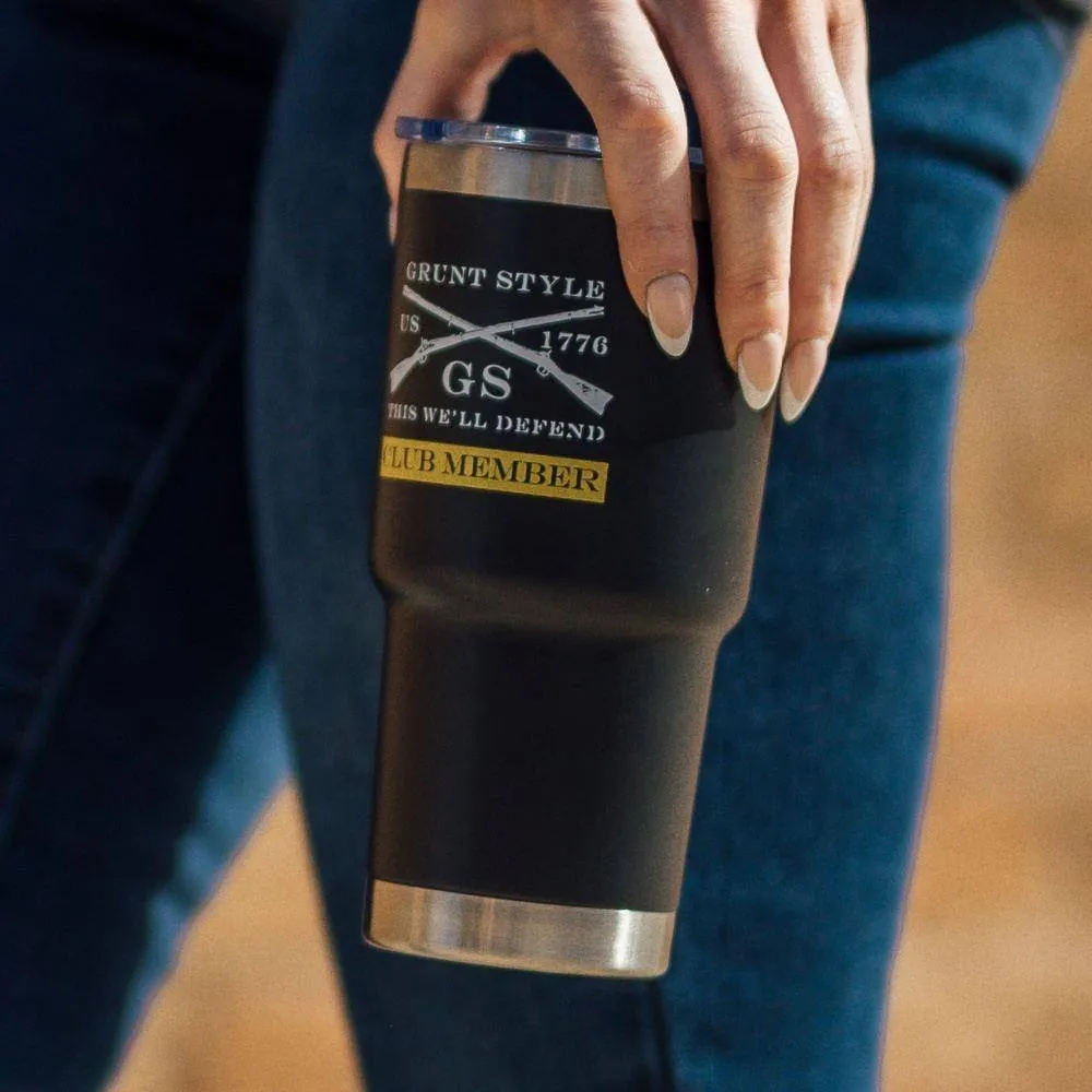 Club Grunt Style Member 20oz Stainless Steel Tumbler