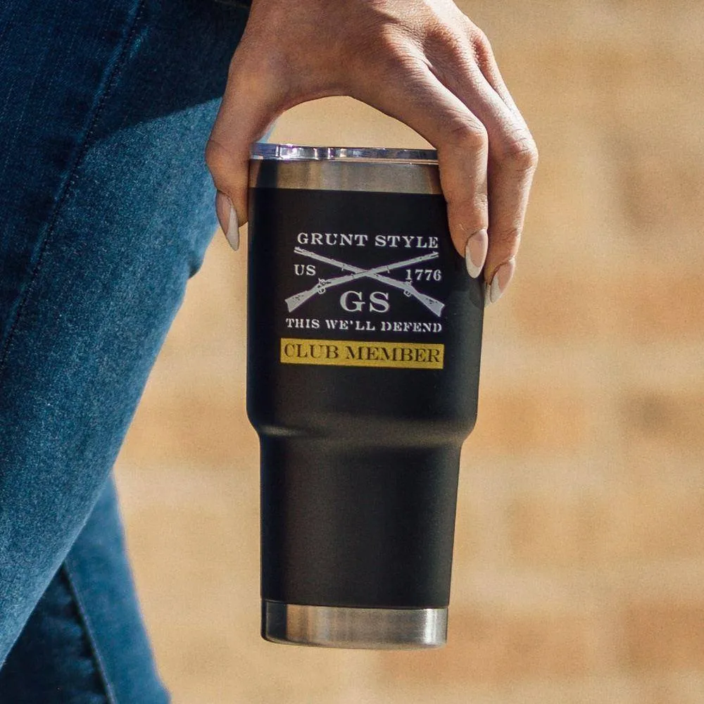 Club Grunt Style Member 20oz Stainless Steel Tumbler