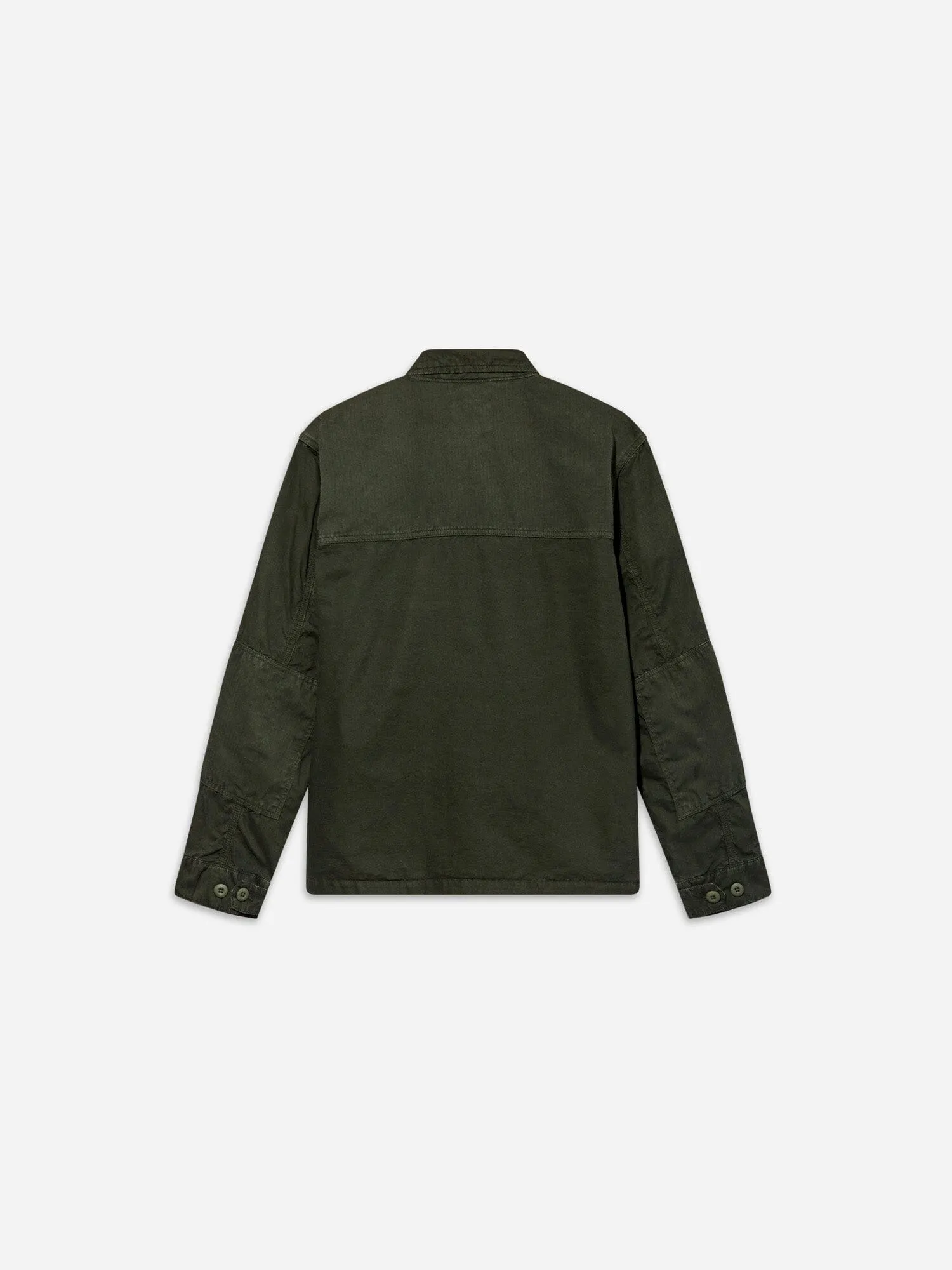 CONTRAST SHIRT JACKET (OG-107 GREEN)