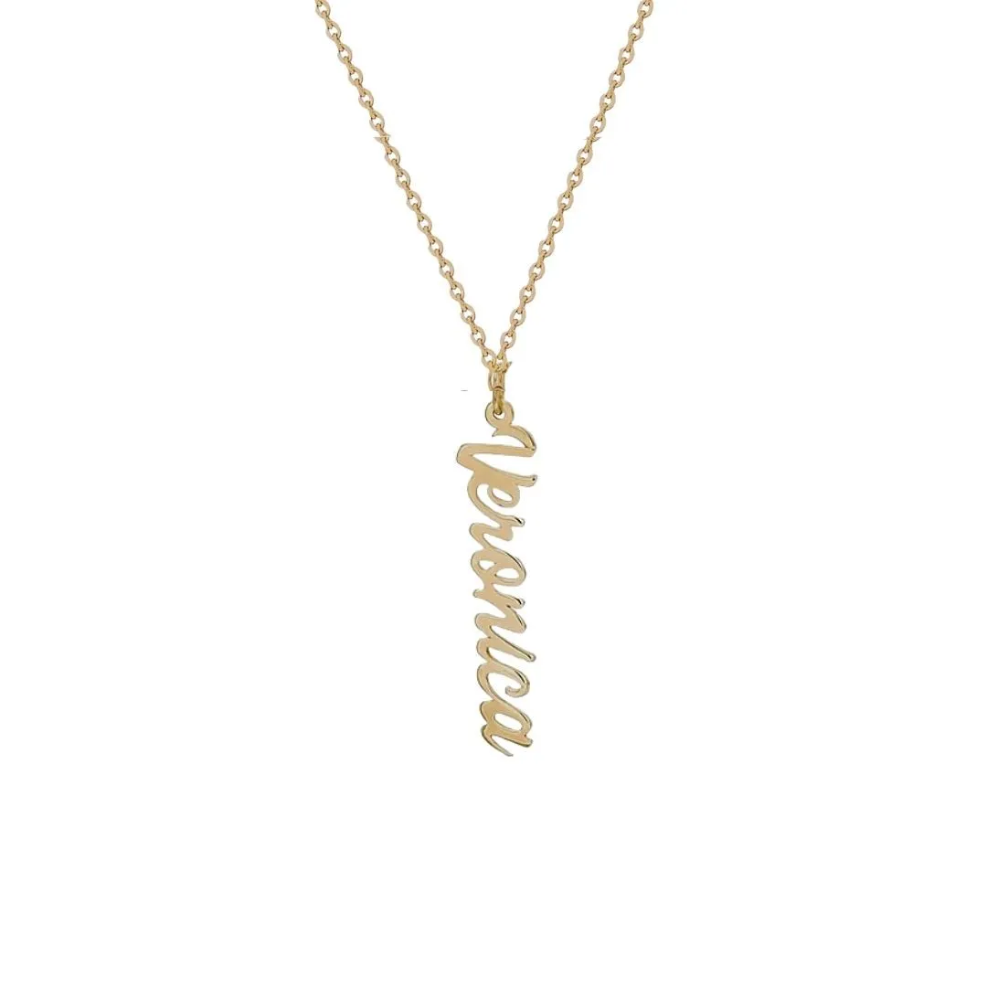 Customized Name Vertical Necklace