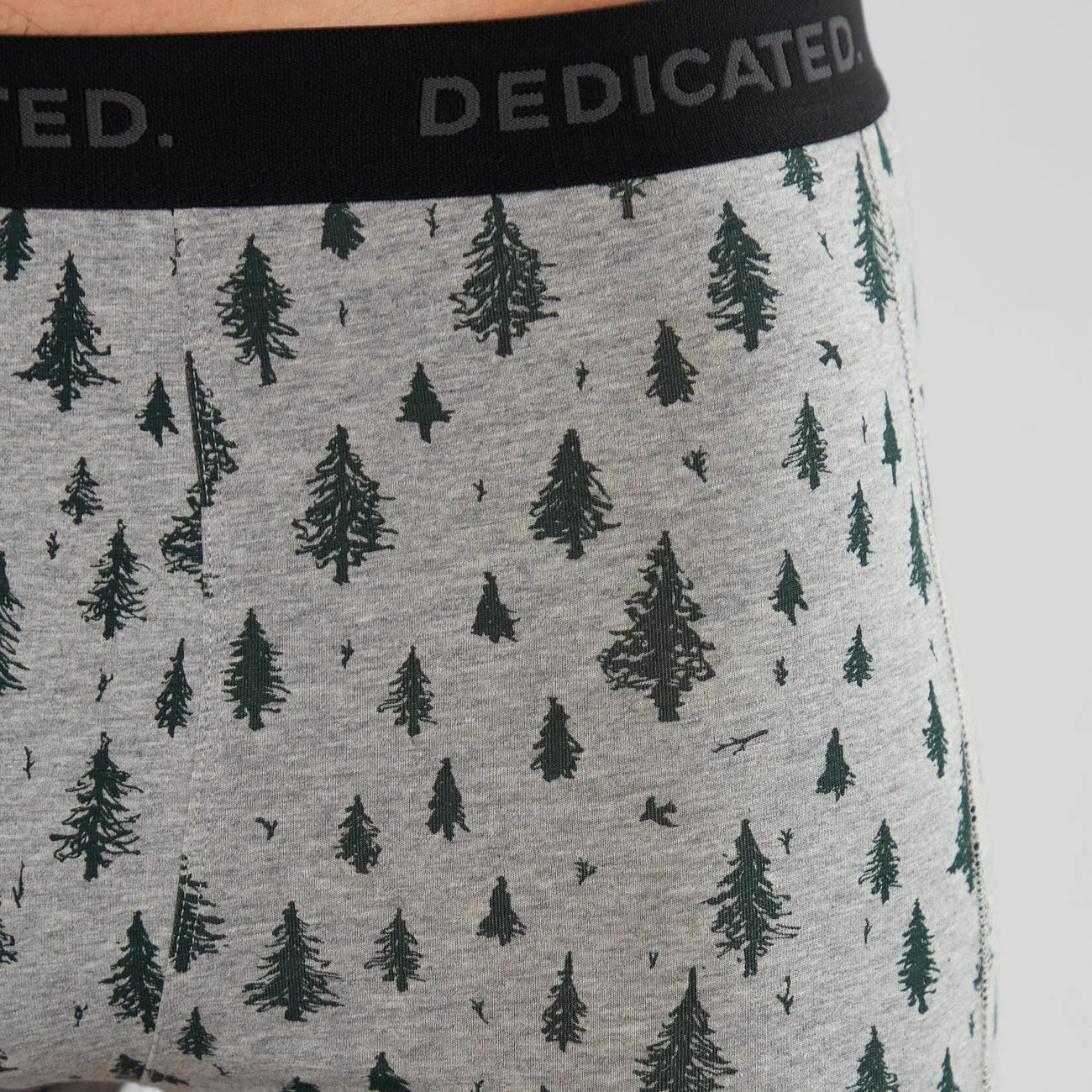 DEDICATED Kalix Boxer Pen Forest Grey Melange men