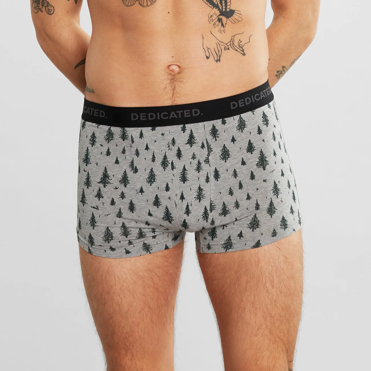 DEDICATED Kalix Boxer Pen Forest Grey Melange men