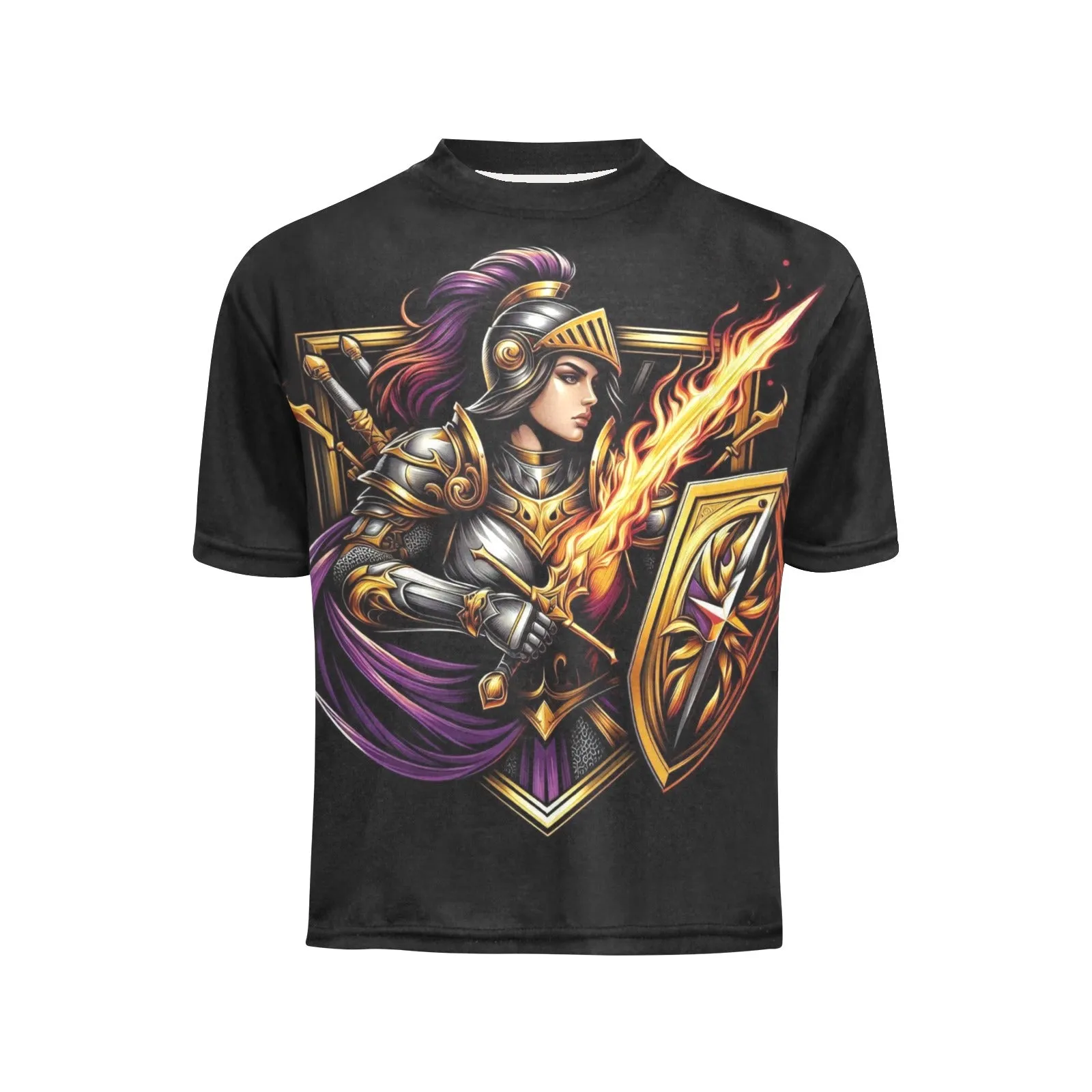 Girl's Bold Templar Warrior T-Shirt
