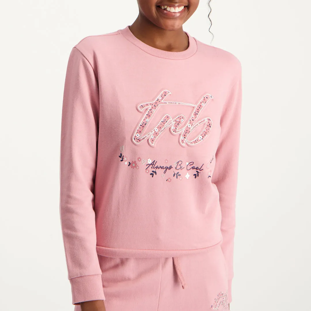 Girls Brushed Fleece Sweater