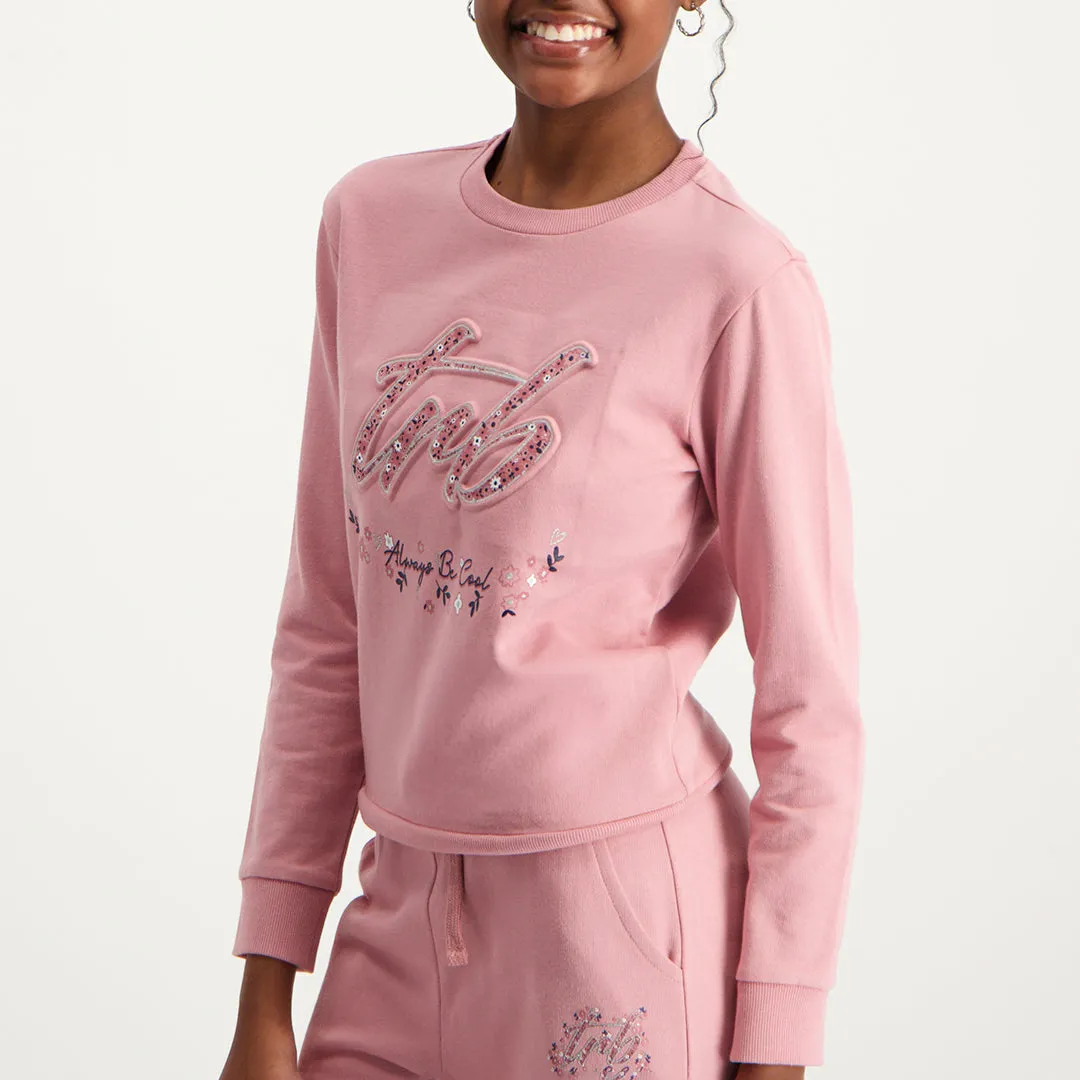 Girls Brushed Fleece Sweater