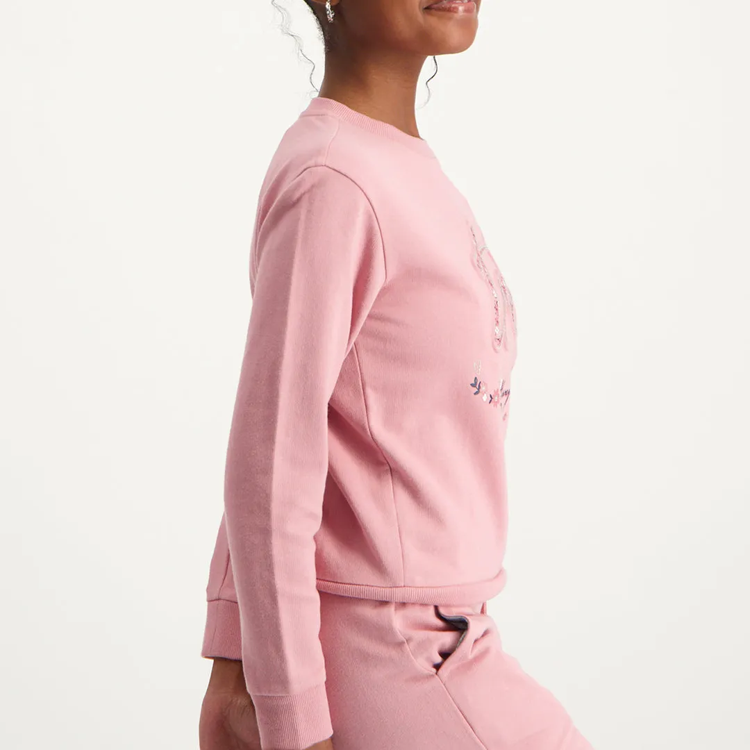 Girls Brushed Fleece Sweater