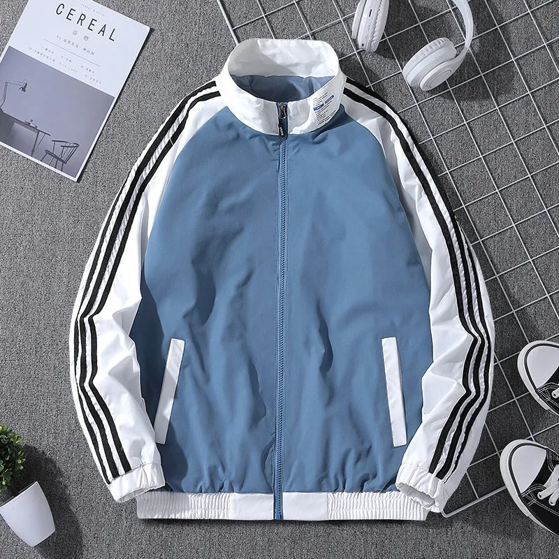 INSTOCK - Jacket Men's Stand Collar Windbreaker