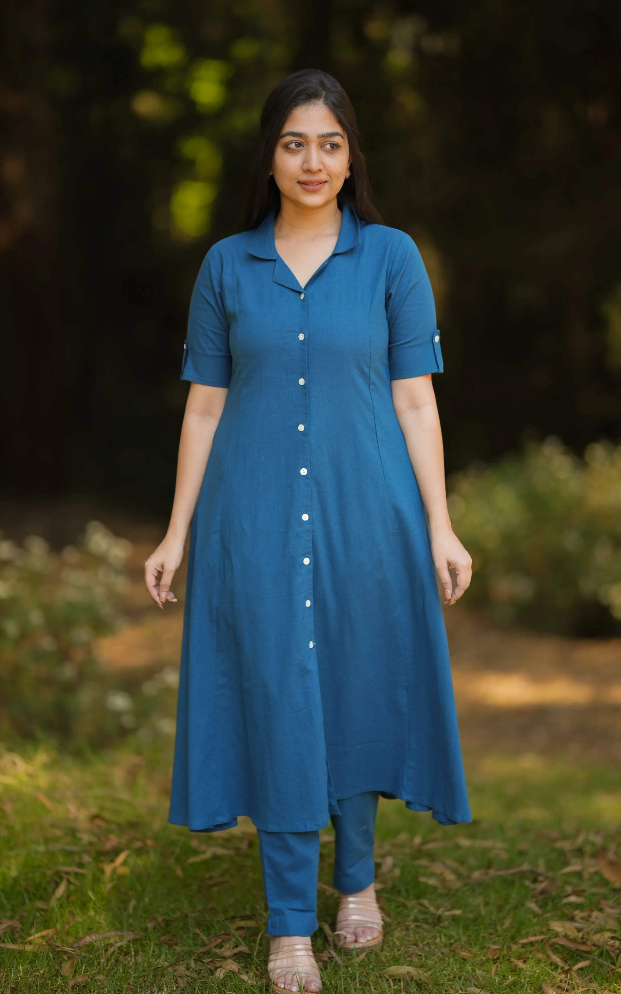 Juliana Teal Blue (Kurti Pant)
