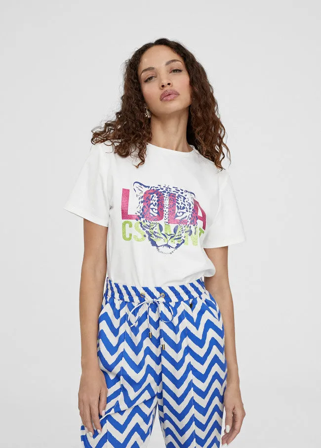 LOLA PRINT TIGER TOP (Size UK 8)