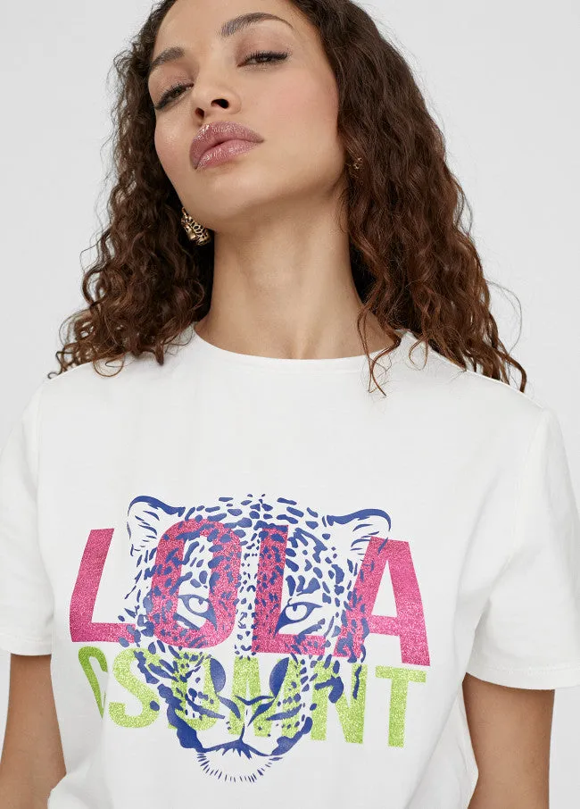 LOLA PRINT TIGER TOP (Size UK 8)