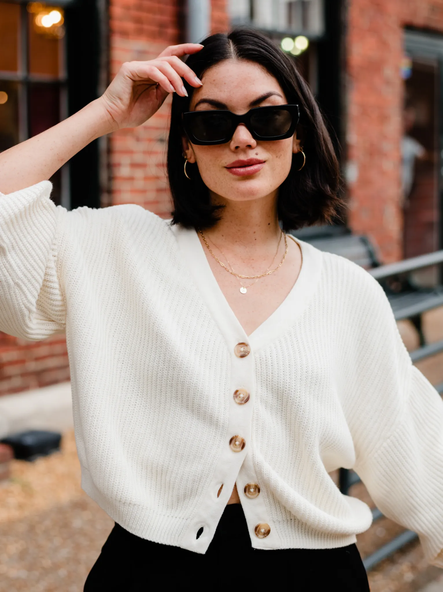Marlene Cropped Cardigan