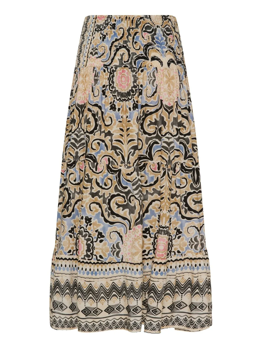 Marta du Chateau Princess skirt print nero 1259