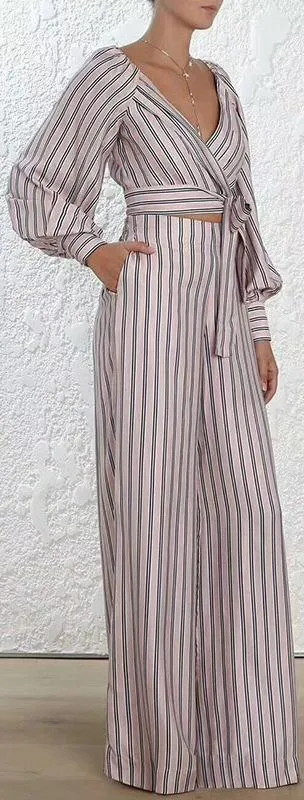 'Radiate' Wrap Top and Pant Set