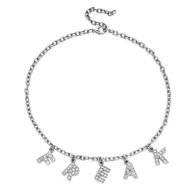Rhinestone Daddy Necklace