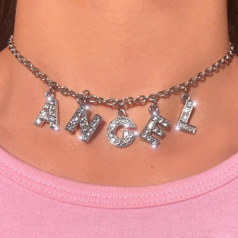 Rhinestone Daddy Necklace