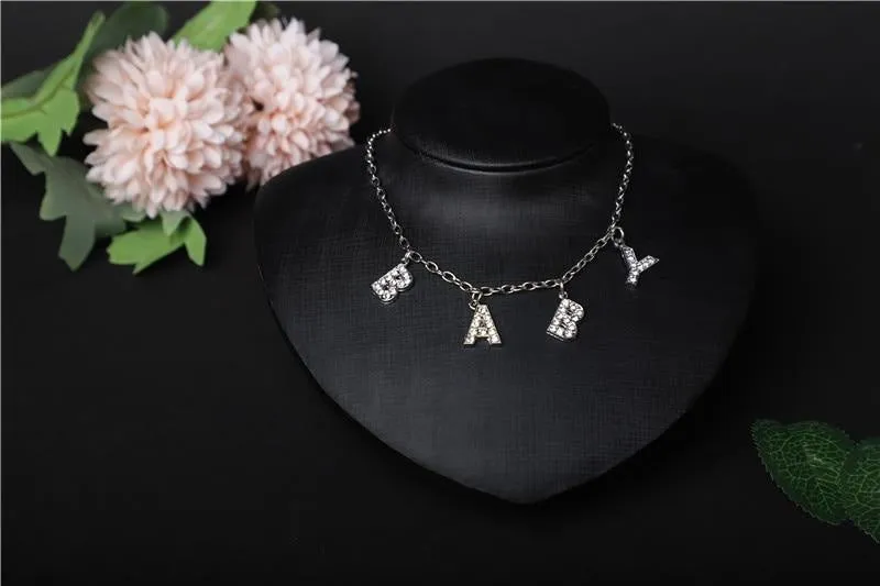 Rhinestone Daddy Necklace