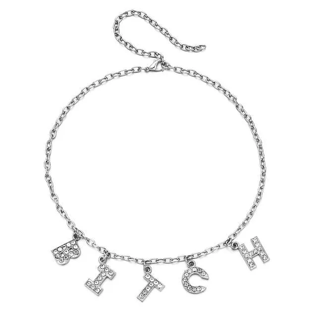 Rhinestone Daddy Necklace