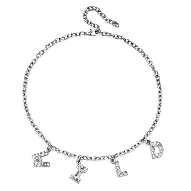 Rhinestone Daddy Necklace
