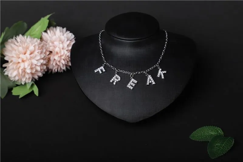Rhinestone Daddy Necklace