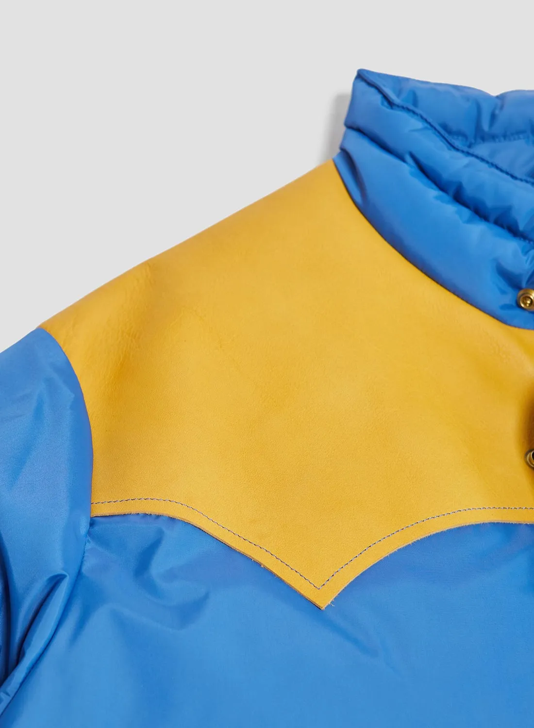 Rocky Mountain Featherbed x Nigel Cabourn Down Short Shell 1969 in Blue