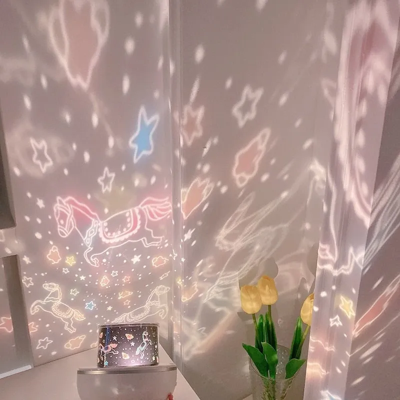 Starry Sky Projector Lamp & Speaker