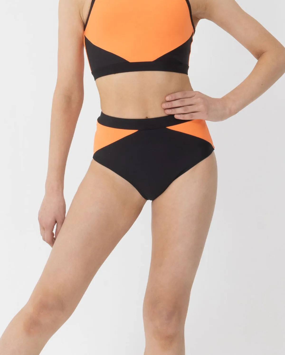Studio 7, TENILLE BRIEFS, Neon Orange, Adults, ADS12
