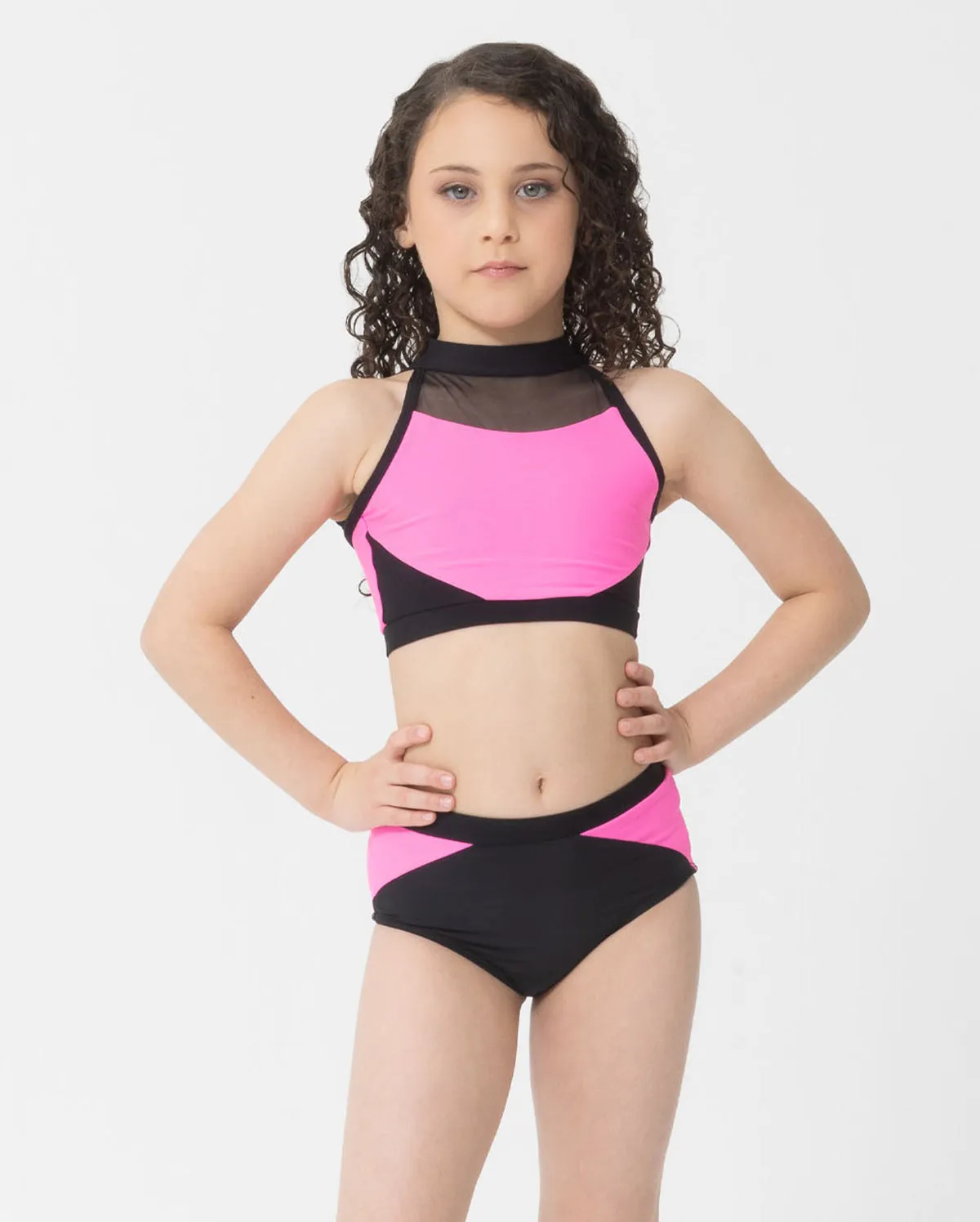 Studio 7, TENILLE BRIEFS, Neon Pink, Childs, CHS12