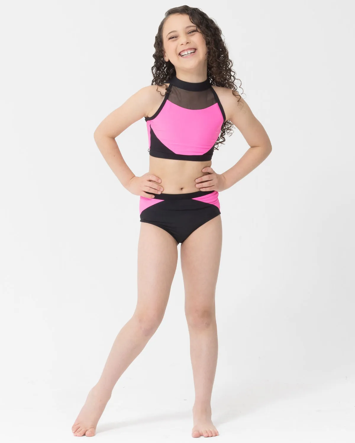 Studio 7, TENILLE BRIEFS, Neon Pink, Childs, CHS12
