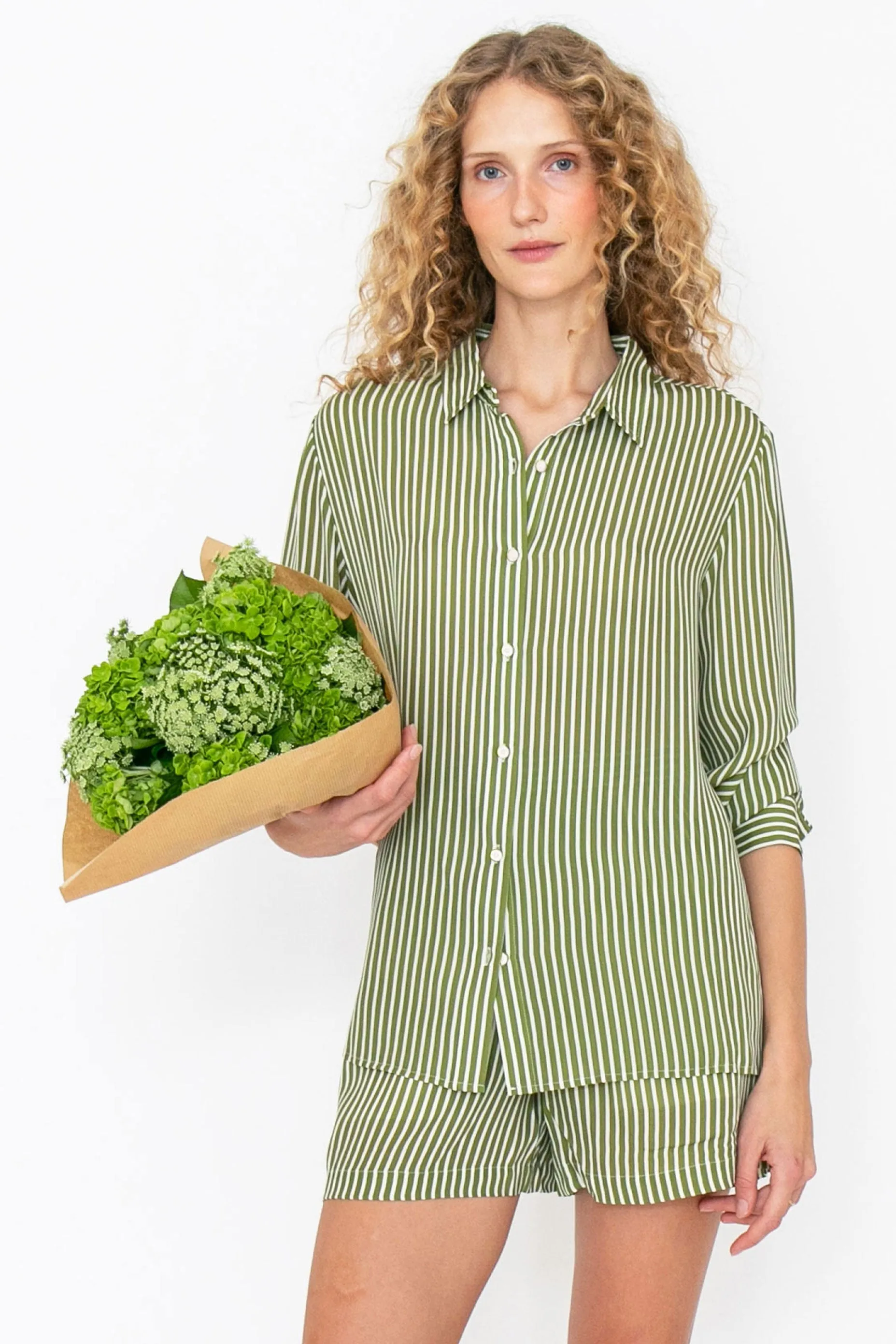 The Silk Ponza - Grass/White