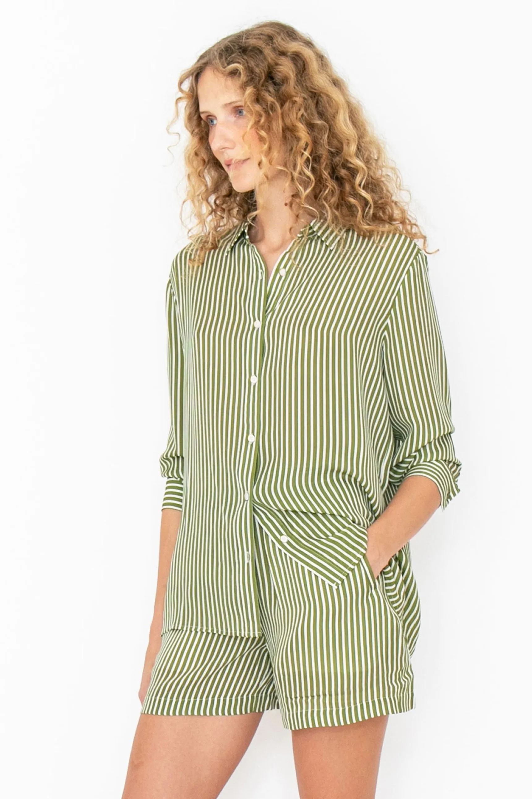 The Silk Ponza - Grass/White